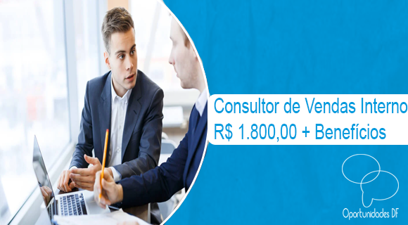 Consultor de Vendas Interno 28-10-2021 - Oportunidades DF
